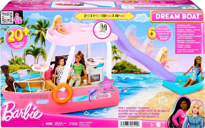 Imagem de Barbie Conjunto Cruzeiro Dos Sonhos Com Acessórios - Mattel HJV37