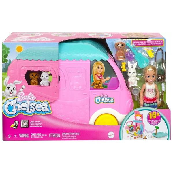 Imagem de Barbie Conjunto de Brinquedo Chelsea Novo Camper - 194735141418