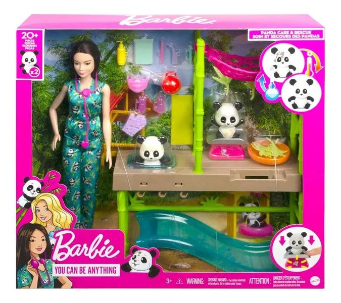 Imagem de Barbie Conjunto De Cuidados E Resgate De Pandas MATTEL 