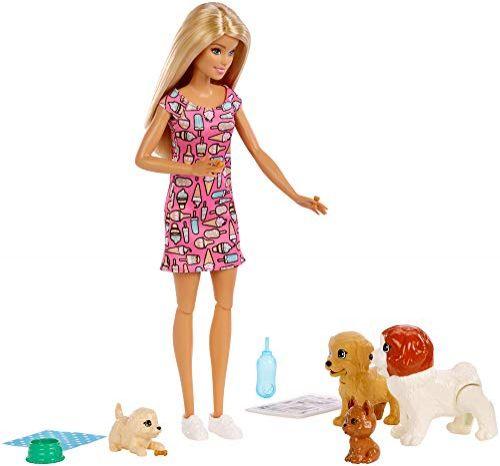 Imagem de Barbie Daycare Pet Playset com Cães Que Cagam e Fazem Xixi - Presente 3-7 Anos