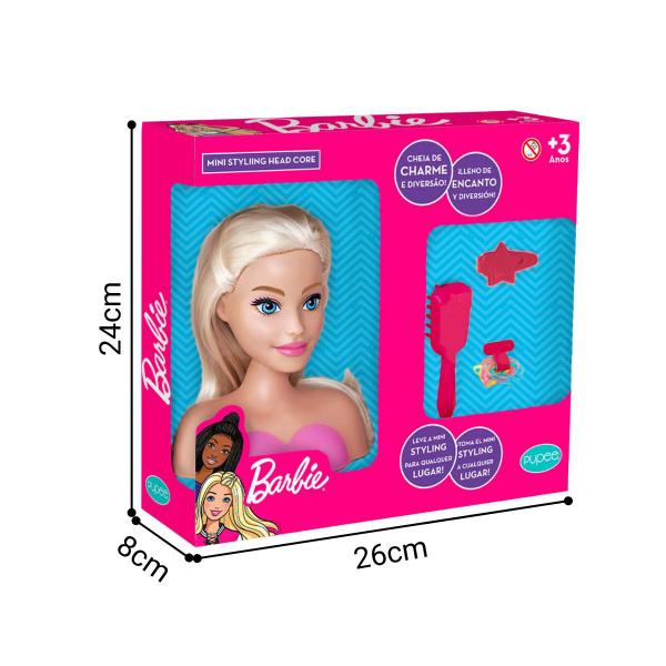 Imagem de Barbie De Pentear Mini Styling Head Core