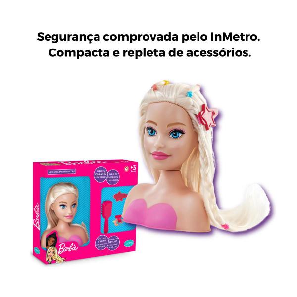 Imagem de Barbie De Pentear Mini Styling Head Core