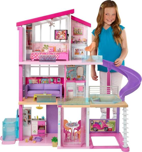 Imagem de Barbie Dreamhouse, Doll House Playset com mais de 70 acessórios