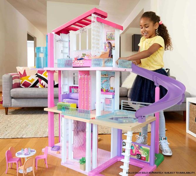 Imagem de Barbie Dreamhouse, Doll House Playset com mais de 70 acessórios