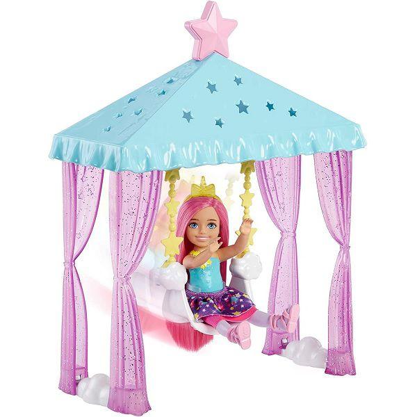 Imagem de Barbie Dreamtopia Chelsea Balanco Magico NAS Nuvens Mattel HLC27