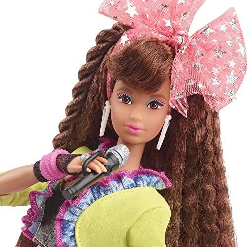 Imagem de Barbie Edição Anos 80 Noite das Bonecas (Morena 11,5 pol.) Look Festa Neon -Presente Colecionadores