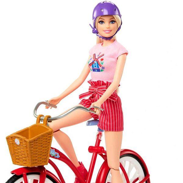 Barbie Estate Conjunto Bicicleta com Boneca e Cachorro Mattel HWJ00 Imagem de Barbie Estate Conjunto Bicicleta com Boneca e Cachorro Mattel HWJ00