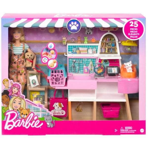 Imagem de Barbie Estate Conjunto PET SHOP com Boneca