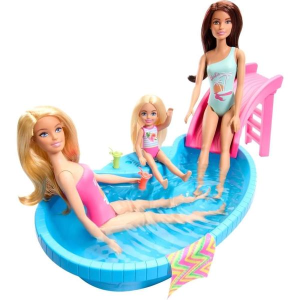 Imagem de Barbie Estate Piscina GLAM com Boneca Loira