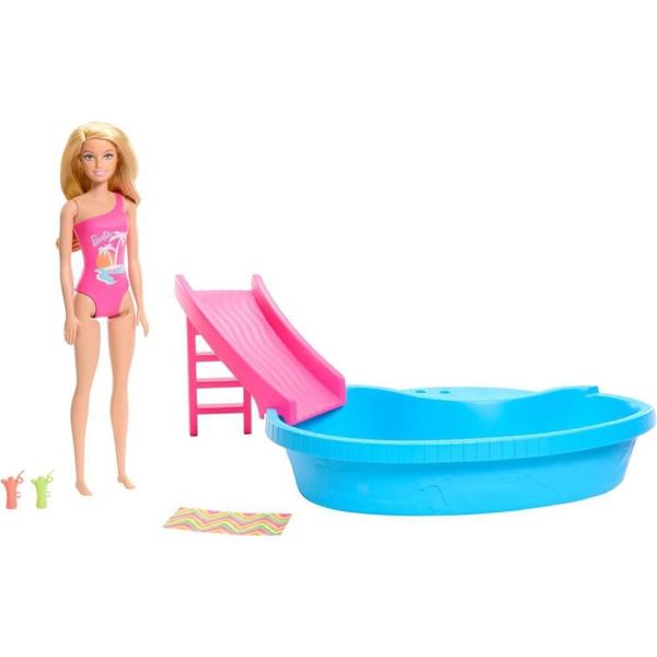 Imagem de Barbie Estate Piscina GLAM com Boneca Loira