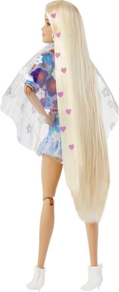 Imagem de Barbie Extra 12 Conjunto de Flores Loira Com Trança - Mattel