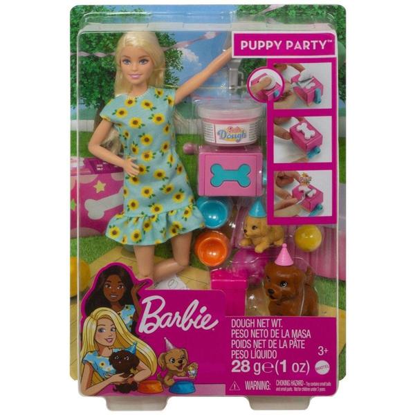 Barbie Family Aniversario Cachorrinho - Mattel Imagem de Barbie Family Aniversario Cachorrinho - Mattel