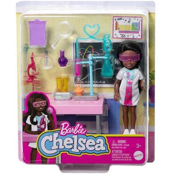 Imagem de Barbie Family Chelsea Conjunto Laboratorio Mattel HJY36