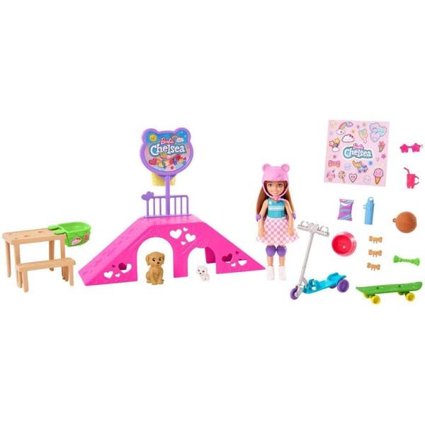 Imagem de Barbie Family Chelsea Pista de Patinacao