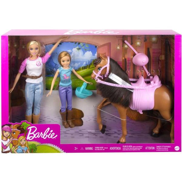 Imagem de Barbie Family Lições Montar a Cavalo C/STACI