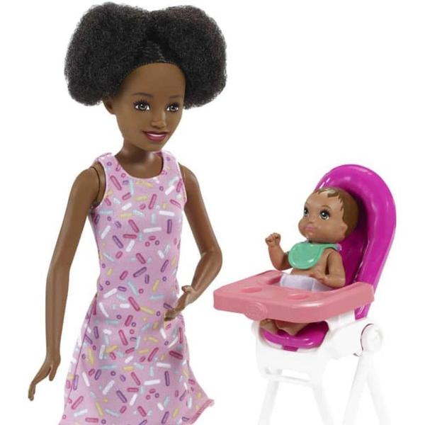 Barbie Family Skipper Playset Birthday BLACK - Mattel Imagem de Barbie Family Skipper Playset Birthday BLACK - Mattel