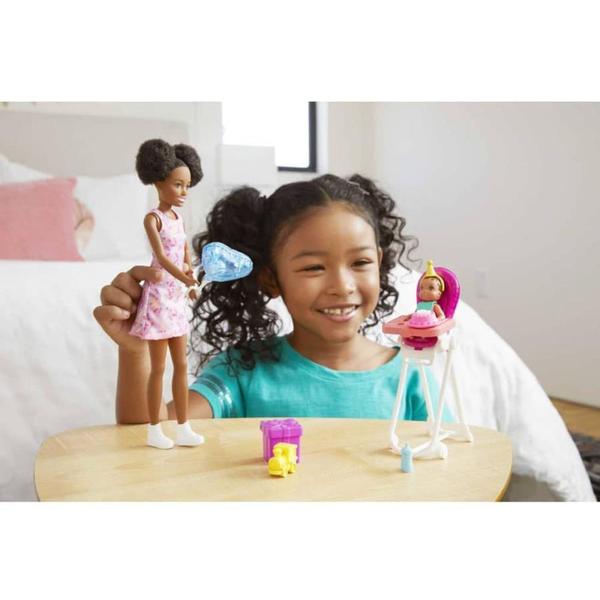 Imagem de Barbie Family Skipper Playset Birthday BLACK - Mattel