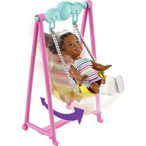 Barbie Family SKYPPER Babá Parque Infantil - Mattel Imagem de Barbie Family SKYPPER Babá Parque Infantil