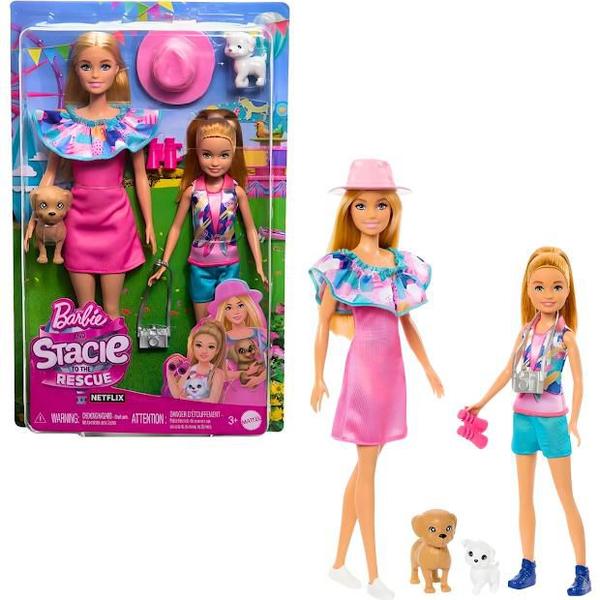 Imagem de Barbie Family Stacie Resgate Aventura De Irmãs HRM09 Mattel