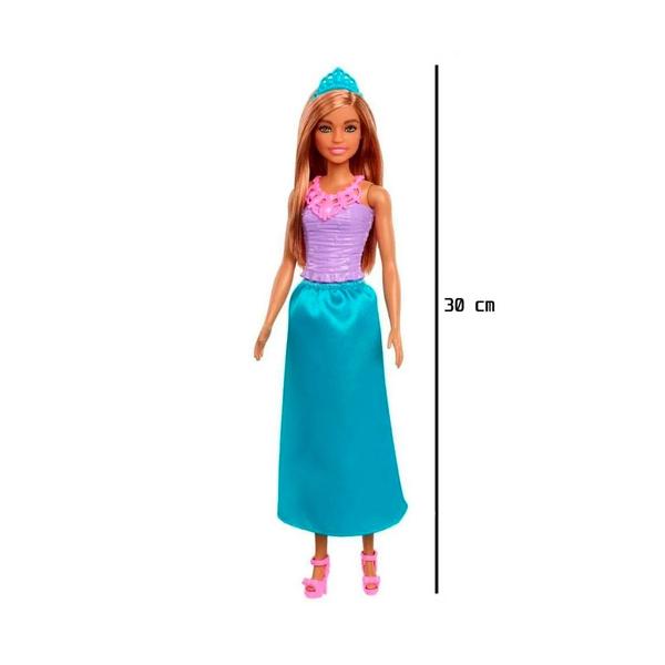 Imagem de Barbie Fantasia Boneca Princesa Vestido Sortido Mattel