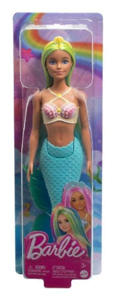 Imagem de Barbie Fantasia Sereia com Cabelo Azul e Amarelo  HRR02 - Mattel