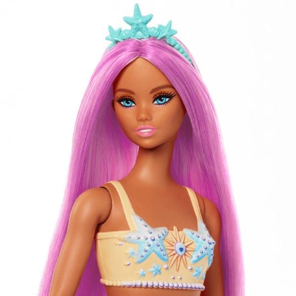 Imagem de Barbie Fantasia Sereia com Cabelo Roxo - Mattel