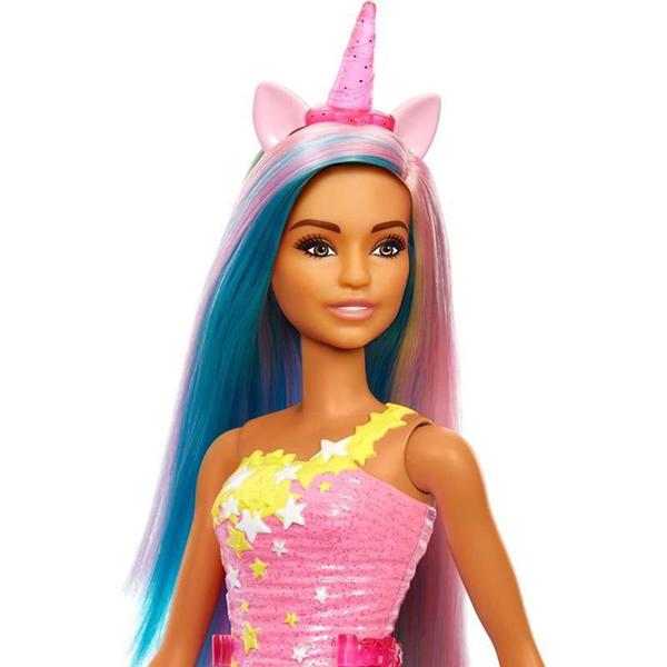 Imagem de Barbie Fantasy Boneca Unicórnio Rosa Hgr21 - Mattel