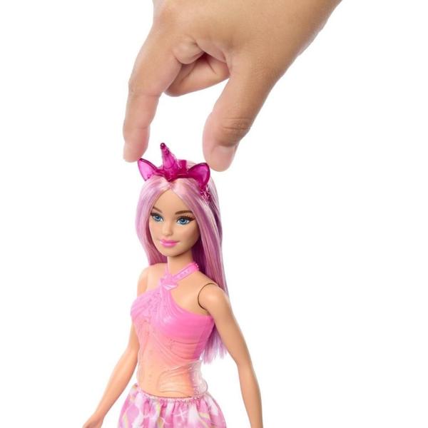 Imagem de Barbie Fantasy Boneca Unicórnio Rosa