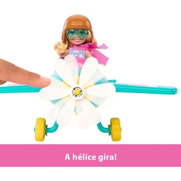 Imagem de Barbie Fantasy Chelsea CJ. Piloto de Aviao