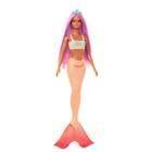 Imagem de Barbie Fantasy Sereias com Cabelo Colorido Rosa Mattel HRR02