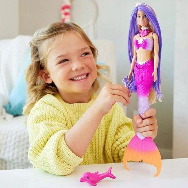 Imagem de Barbie Fantasy Sereias Cores Magicas Branca Mattel HRP96