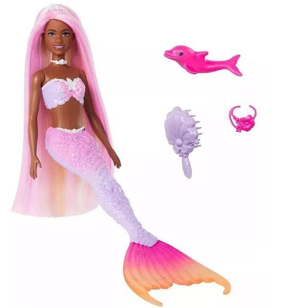 Imagem de Barbie Fantasy Sereias Cores Magicas Negra HRP96