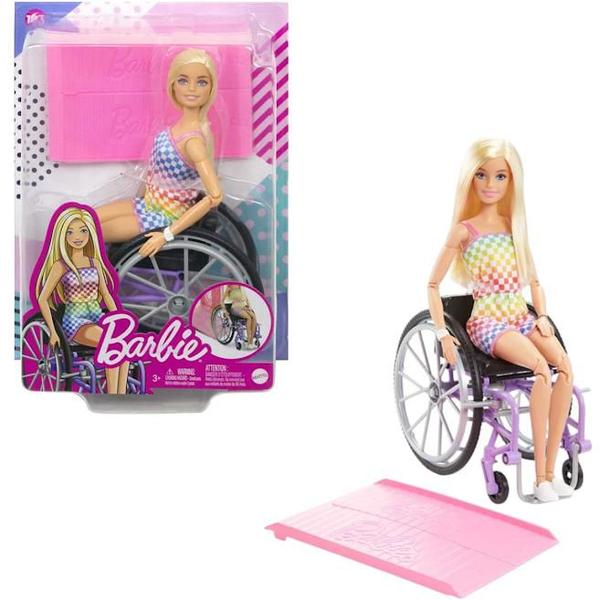 Imagem de Barbie Fashion Barbie Cadeira De Rodas Roxa 194 Mattel
