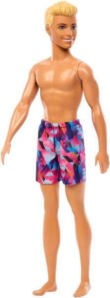 Imagem de Barbie Fashion & Beauty, Boneco Ken de Praia com Calção Rosa e Azul