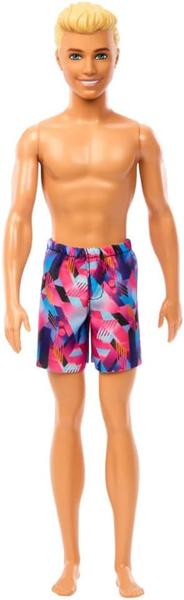 Imagem de Barbie Fashion & Beauty, Boneco Ken de Praia com Calção Rosa e Azul