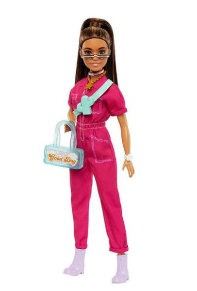 Imagem de Barbie Fashion Filme Macacão Rosa HPL76 Mattel