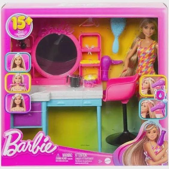 Imagem de Barbie Fashion Totally Hair Salao de Beleza - Mattel