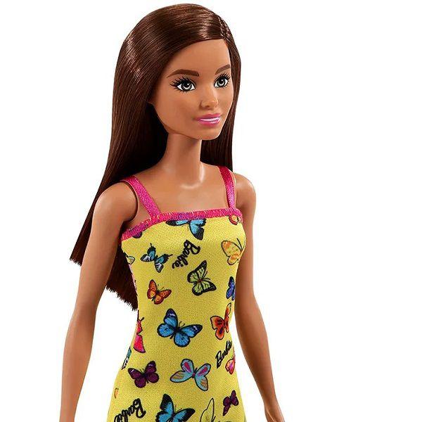 Imagem de Barbie Fashion Vestido Amarelo Borboletas Mattel T7439