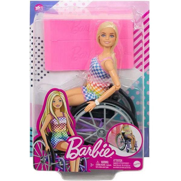 Imagem de Barbie Fashionista Cadeira de Rodas Loira Mattel HJT13