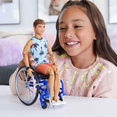 Imagem de Barbie Fashionista Ken Cadeira De Rodas Mattel HJT59