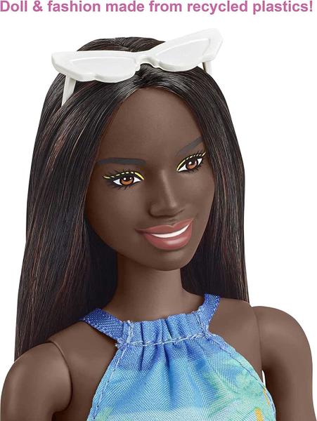 Imagem de Barbie Fashionista Moda Praia Reciclada (11,5 polegadas) - presentes crianças 3-7 anos