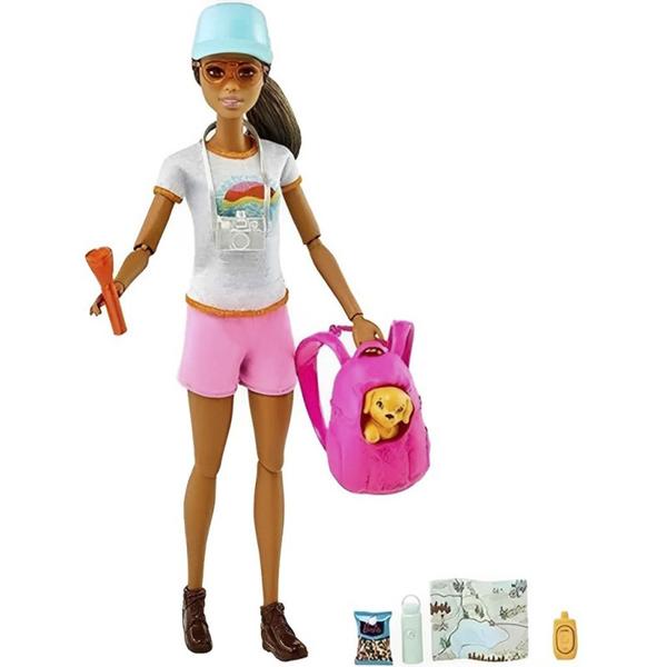 Imagem de Barbie Fashionista Turista Trilha Cachorrinho GKH73G Mattel