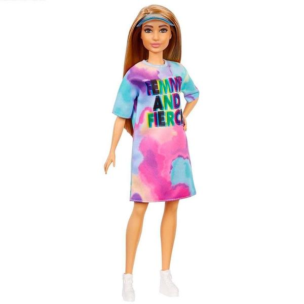 Imagem de Barbie Fashionistas Loira Vestido Tie Dye - Mattel