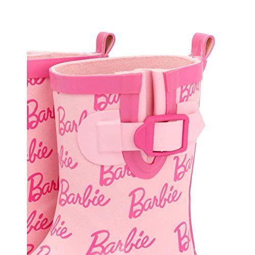 Imagem de Barbie Galochas Para Meninas  Crianças Rosa Glitter Doll Logo Tudo