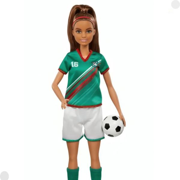 Imagem de Barbie Jogadora De Futebol Verde HCN18 - Mattel