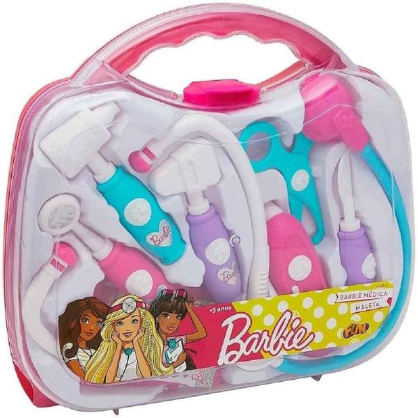 Imagem de Barbie Kit Infantil Maleta Médica F0011-9 Fun