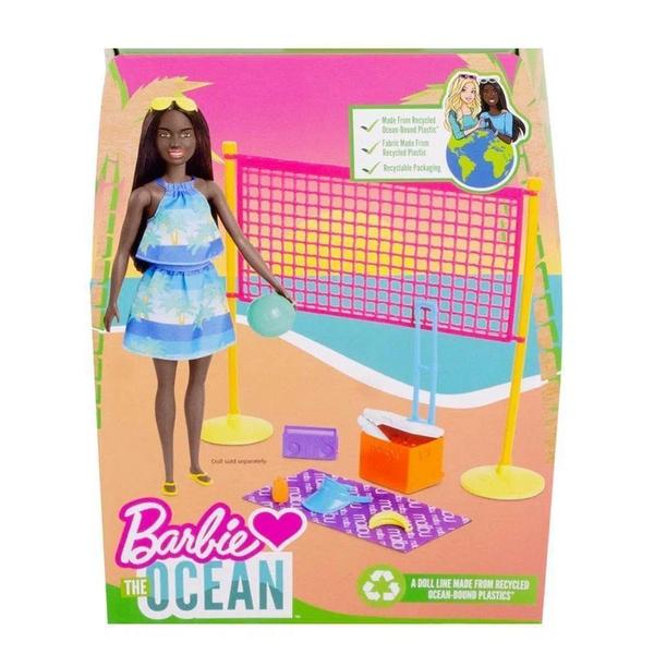 Imagem de Barbie malibu eco conjunto de praia sortido gyg16 - mattel