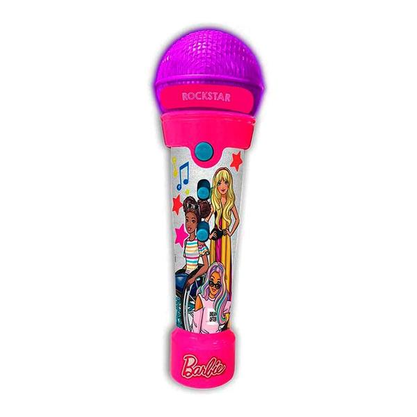 Imagem de Barbie Microfone de Rockstar com Função MP3 Player e Luz de LED - F0020-0 - Fun