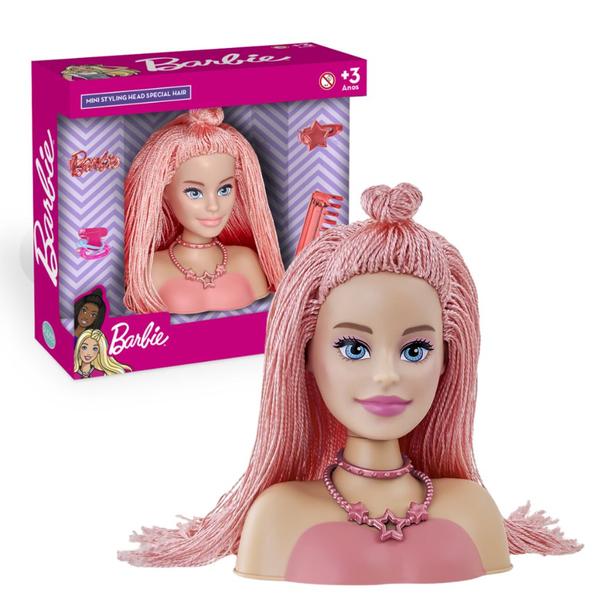 Imagem de Barbie mini busto styling head special hair