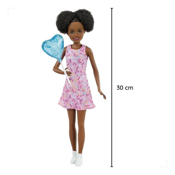 Imagem de Barbie Negra Boneca Mattel Babá Skipper + Bebê + Acessórios